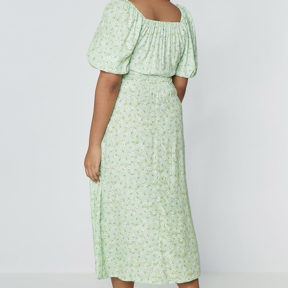 Faithfull the Brand - Lira Midi Dress in Merci Floral Print US 8/Large NWT - Picture 5 of 10